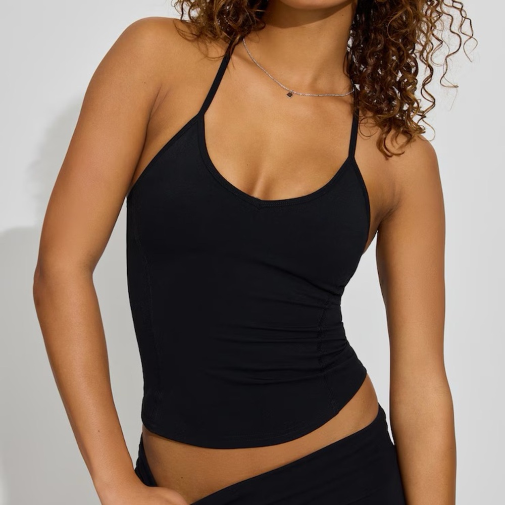 Garage Black Crop Top